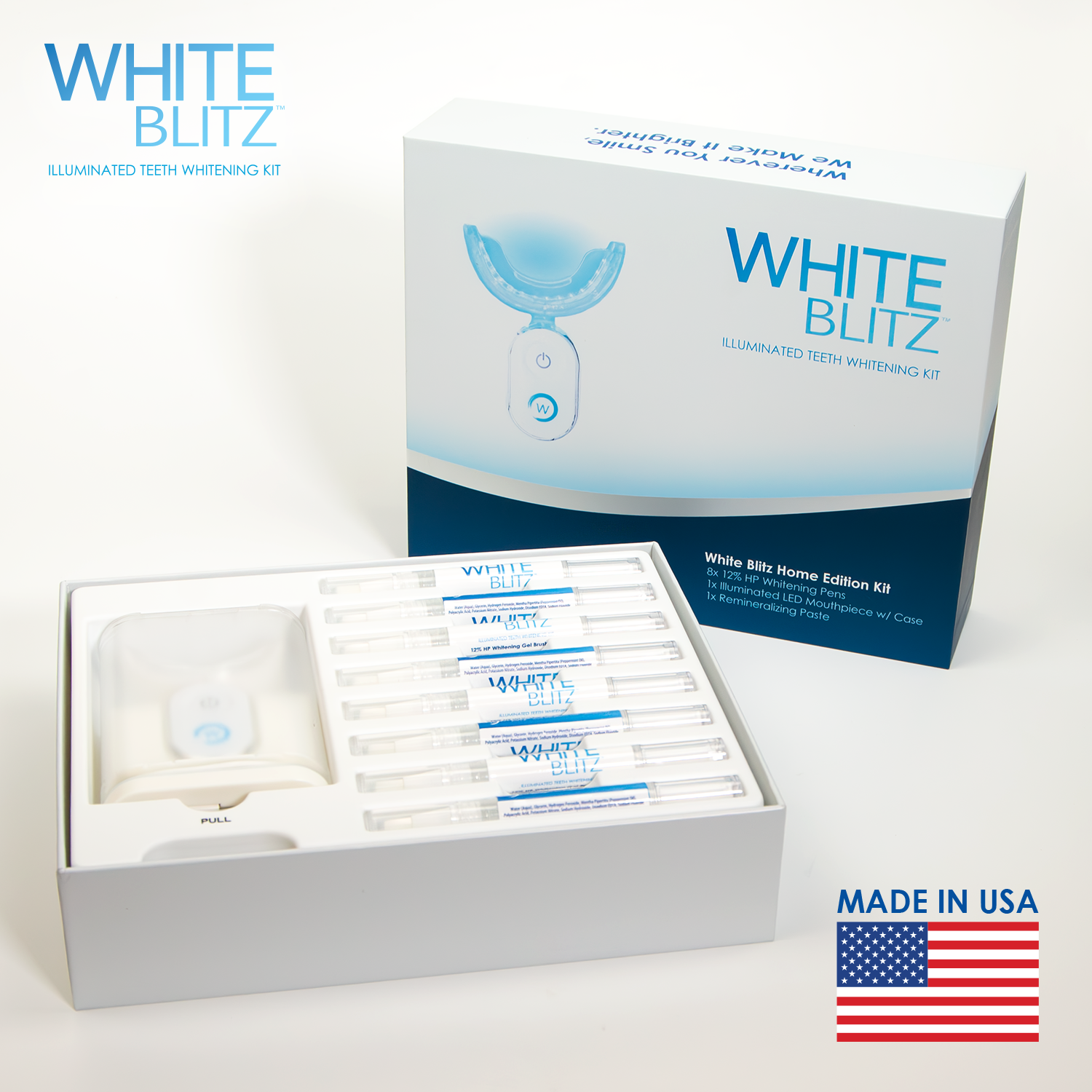 White Blitz Illuminating Teeth Whitening Kit - Whiter Image
